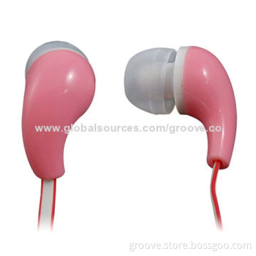 Novelty Black Earphones for Portable Media with New Design